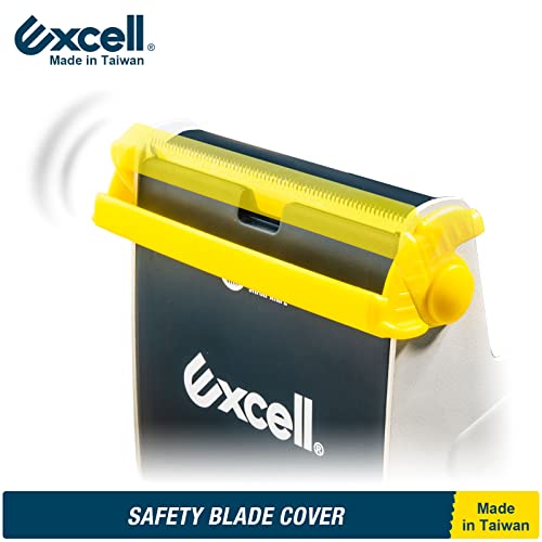 Excell ET-337 Heavy Duty Steel Desk Tape Dispenser 3" Wide 3" Core