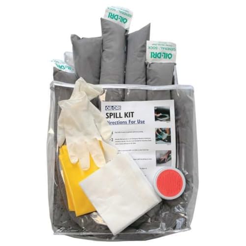 Oil-Dri L90671 5 gallon Smart-Pak Universal Emergency Zippered Compact Spill Kit