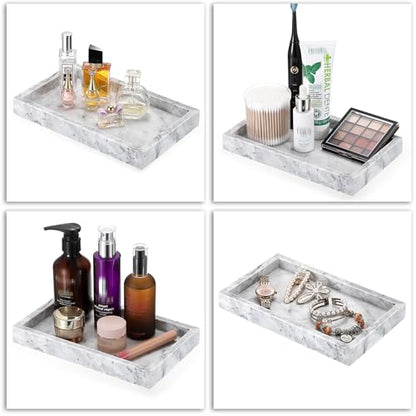 Sumnacon Bathroom Napkin Holder Countertop Stylish Napkin Holders for Paper Napkins Hand Towels Bathrooms Guest Towel Holder Marble Flat Napkin Holder for Vanity Back of Toilet Dining Table Kitchen