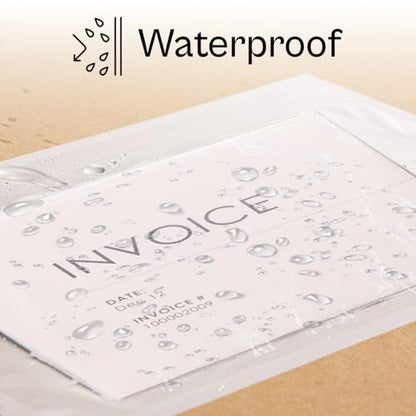 PSBM 1000 PCS 5.5 x 10 Inch Clear Blank Packing List Envelopes, Shipping Documents Pouches/Sleeves for Mailing Labels, Invoices, Documents and Packing Slips