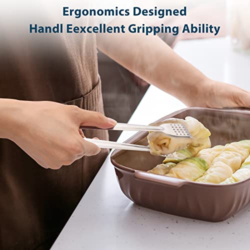 8 Pack 7-Inch Stainless Steel Serving Tongs, Mini Buffet Tongs for Appetizers, Desserts, Salad Bar, Ice, Sugar and Candy - size: 7 Inch （8 Pack）