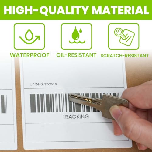 ADHES 4x6 Thermal Shipping Labels 10 Pack – 220 Labels Per Roll, 2200 Total
