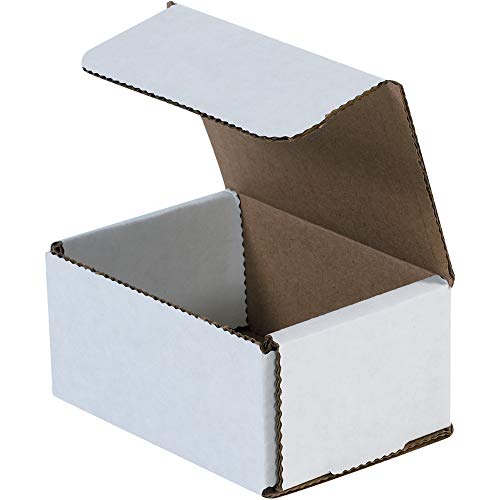 Box USA BM432 4"L x 3"W x 2"H, White (Pack of 50) - size: (007) 4" x 3" x 2", 50-Pack