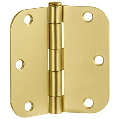 Design House Interior Door Hinge, 3.5", Satin Brass - color: Satin Brass