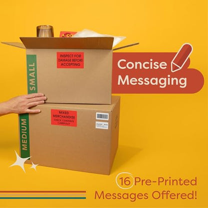 2" X 3" Fragile Stickers for Shipping (5000 Labels, 10 Rolls) - color: Fragile 2" X 3"