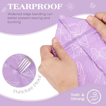Metronic Cute Design Bubble Mailers 8.5x12 Inch 40 Pack Purple Butterfly - color: Purple Butterfly, size: 8.5x12" 40PC