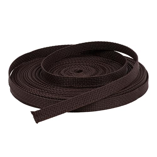 Country Brook Design - 1/2 Inch Polypropylene (Polypro) Webbing - color: Brown, size: 10 Yards (Pack of 1)