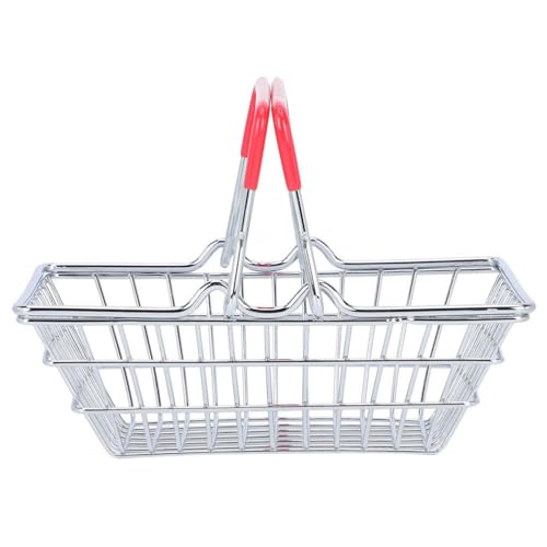 BESTOYARD Mini Shopping Basket with Handles - Compact Portable