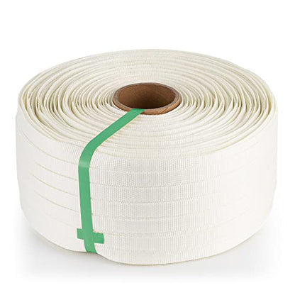 3/4" x 1640'(500m) Woven Cord Strapping Roll, 2500lbs