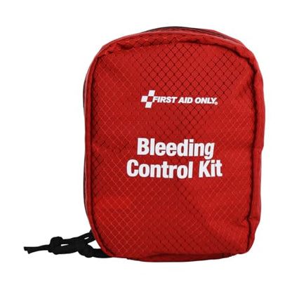 First Aid Only 91513 Right Response Bleeding Control Kit for Limb & Chest Wounds, 15 Pieces