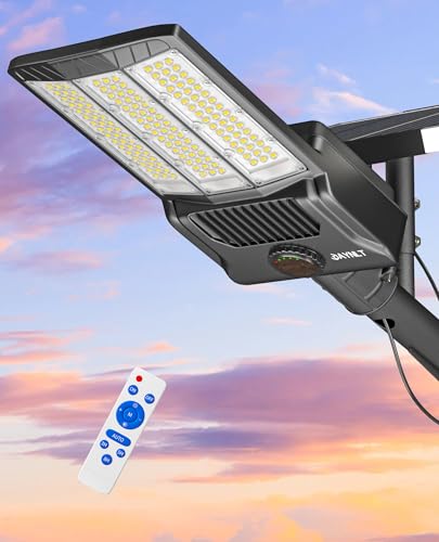 JAYNLT Y-8000W Solar Street Lights Outdoor, Commercial Parking Lot Lights - size: Large