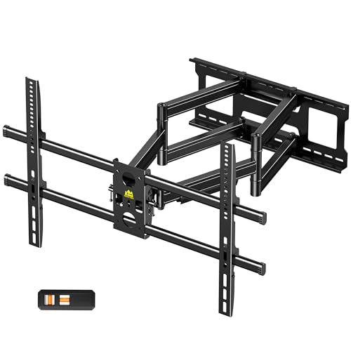 FORGING MOUNT Heavy Duty 60 to 120 inch XXXL Full Motion TV Wall Mount Max VESA1000x600mm Up to 275lbs for Extra Large Big Screens,Universal Articulating TV Mount Bracket Swivel Tilt,16-24” Studs - size: Fits 60-120" TVs / Max 1000x600mm Full Motion