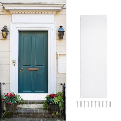 uxcell Door Kick Plate,10 x 30 Inches Kick Plate Door Plate,White-1 Pack - color: White, size: 10 x 30 Inch