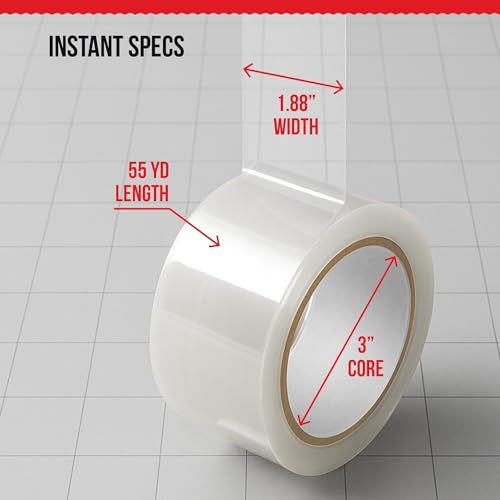 Vimtoba 2.6 Mil Heavy-Duty Packing Tape – Industrial Strength