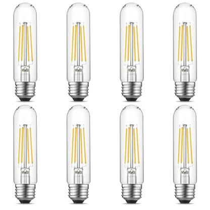 5" T10 Tubular LED Light Bulb, 60W Eq, Dimmable, Cool White 4000K, 8-Pack - color: Cool White, size: 5 Inch- 8 Count