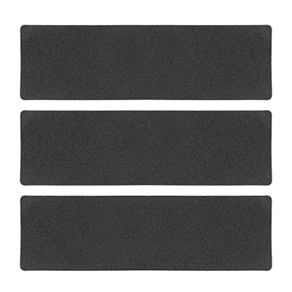 3 Pack Black Anti-Slip Strips 6 Inch x 24 Inch