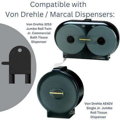 Key for Von Drehle Paper Towel Dispensers - Key 2145995 Compatible with Von Drehle and Marcal Center-Pull Paper Towel and Jumbo Bath Tissue dispensers (1 Pack)