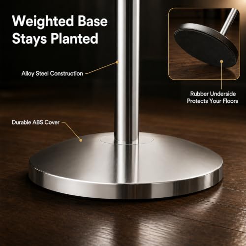 CCW 7 X 11" Vertical Pedestal Floor Sign Frame, Polished Stainless Steel - color: Polished Stainless Steel, size: 7 x 11 Inch Vertical