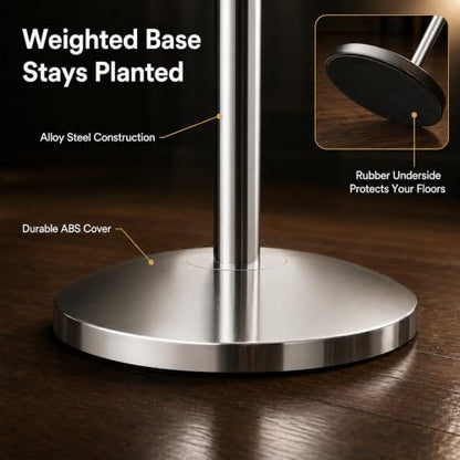 CCW 7 X 11" Vertical Pedestal Floor Sign Frame, Polished Stainless Steel - color: Polished Stainless Steel, size: 7 x 11 Inch Vertical