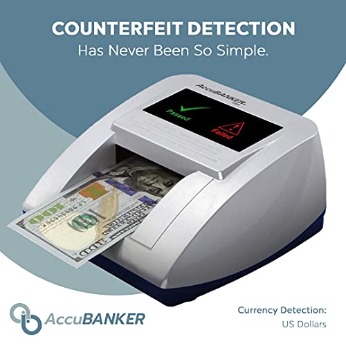 AccuBANKER D470 Quadscan Counterfeit Detector with AccuSTAND - style: Stand Bundle