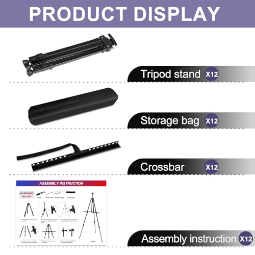 AROIC Art Painting Artist Easel Stand, Painting Display Easel Stand - style: 12P
