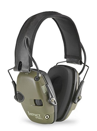Howard Leight by Honeywell R-01526, Impact Sport Earmuffs, Olive Drab Green. - color: Green, size: Medium