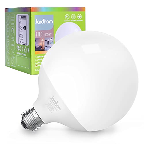 Led Light Bulb, G120 Globe Light Bulbs, 18WLight Bulbs 3000k Daylight Dimmable Bulb, E26 BaseLarge Lamp,1800 Lumen, for Decoration Lighting - color: 18w3000k(dimmable Daylight)