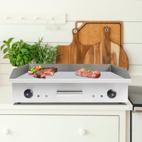 29" 3000W Commercial Electric Countertop Griddle,Countertop Griddle,Flat Top Grill,Hot Plate BBQ