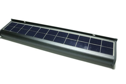 eLEDing Solar Powered LED Wall Light 10W – Outdoor Weatherproof Wireless Billboard & Sign Security Light, Dusk-to-Dawn All-Night Illumination for Patio, Building, Back Door & Bus Stop - size: 10W