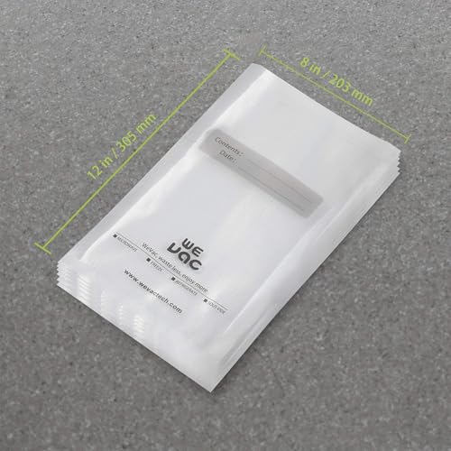 Wevac Vacuum Sealer Bags 8x12" 100 Quart for Food Saver Vacuum Seal machine - size: 8"x12" 100 Count