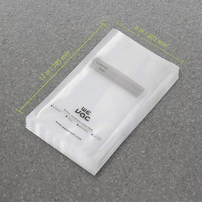 Wevac Vacuum Sealer Bags 8x12" 100 Quart for Food Saver Vacuum Seal machine - size: 8"x12" 100 Count