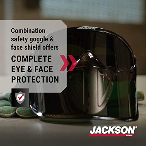 Jackson Safety GPL500 Shade 3IR Safety Goggles with Face Shield, ANSI Z87.1 - size: One Size, style: Shade 3 Infrared Lens