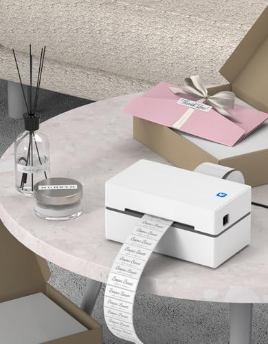 MUNBYN 3x1 Thermal Labels, 1000 Sheets/1 Roll, White - color: White, size: 3x1"