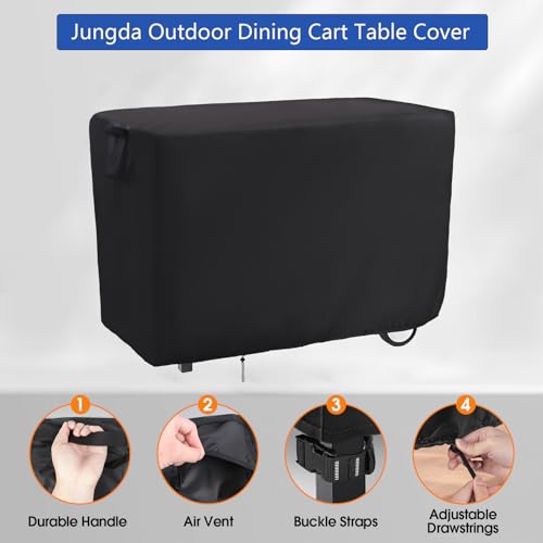 Outdoor Prep Table Cover for Royal Gourmet Double-Shelf Table - size: 41" x 24" x 32"
