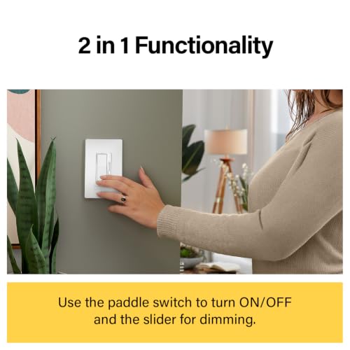 Legrand Radiant 450W LED Dimmer Light Switch 3-Way Rocker Tri-Color 1-Pack - size: (Pack of 1)