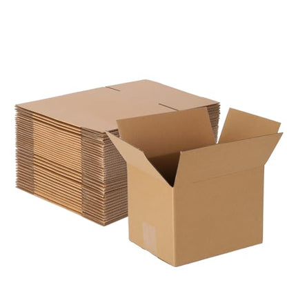 zmybcpack 40 pack 8x6x6 inch Cardboard Box Mailers, Corrugated Shipping Box - size: 40 pack 8"x6"x6"