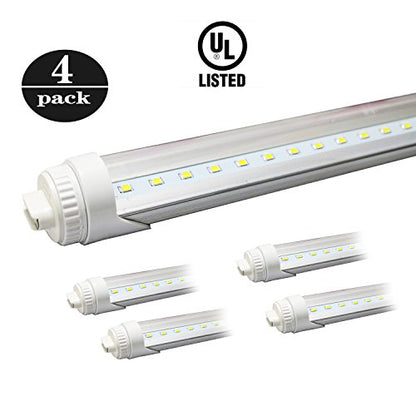 GreenSun F48T12 CW HO 4FT 20W R17D LED Tube Bulb, 5000k Daylight Clear Cover for Commercial Household Lighting, 360 Degree R17D Base