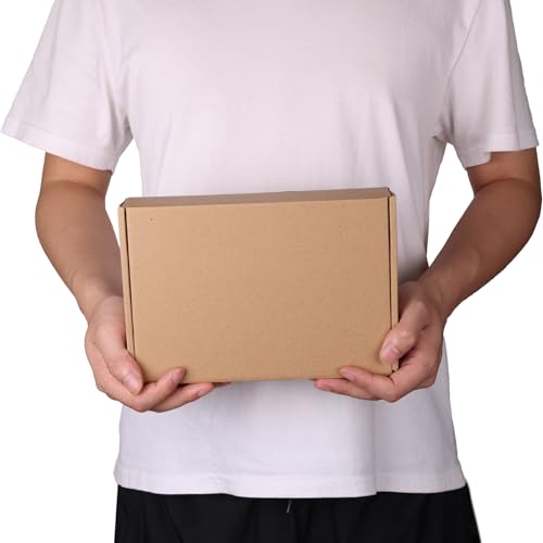 9x6x2 inch Small Shipping Boxes, Set of 6 Mailing Boxes, Brown - color: Brown, size: 9x6x2 inch 6 Pack