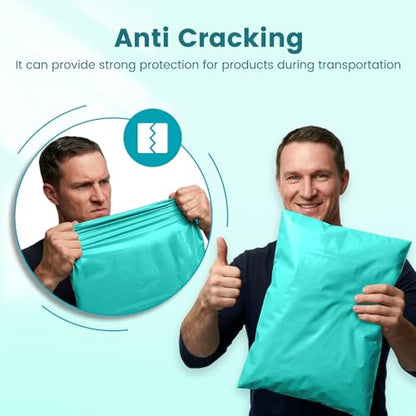 Metronic Poly Mailers 14.5x19 50 Pack, Self Seal Shipping Bags for Clothes - color: Teal, size: 14.5x19 50PC