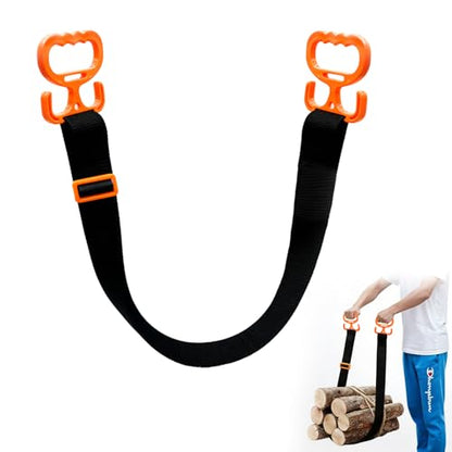 Furniture Moving Straps for Lifting Heavy Objects 2Pack – Adjustable 37.4"–65" Moving Straps with ABS Handles 600 LBS Capacity Heavy Duty Furniture Lifting Straps, Grocery Bag Holder