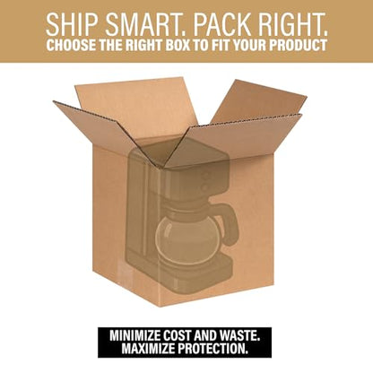 Bundle Of 25 Basic Corrugated Shipping Boxes (8 x 8 x 8") - size: 8 x 8 x 8"