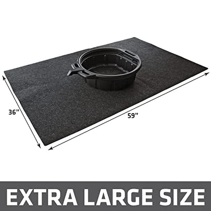 Drymate XL Oil Spill Mat Premium Absorbent Oil Pads USA Made 36"x59" 12Pack - size: 36" x 59" (12-Pack)