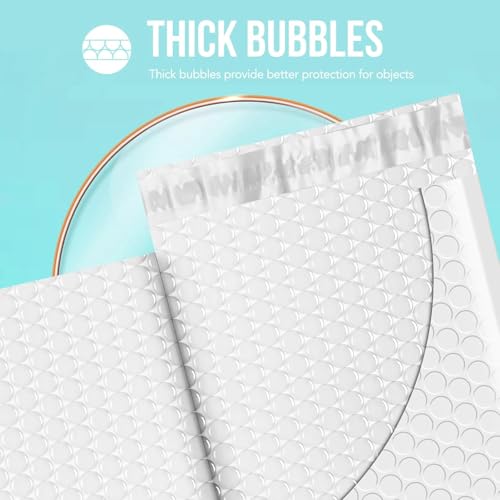 Fuxury Bubble Mailers 12x15" White Padded Envelopes 120 Pack Self-Seal - color: White, size: 12x15" 120PC
