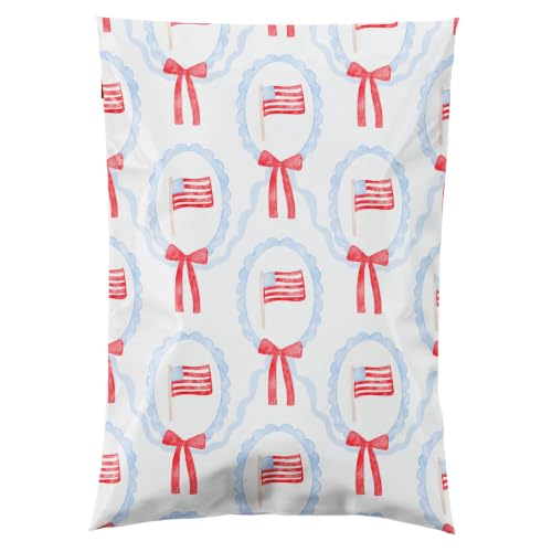 Pretty Package Store Poly Mailers 14.5x19, American Flag, 100 Pack - color: American Flag, size: 14.5x19