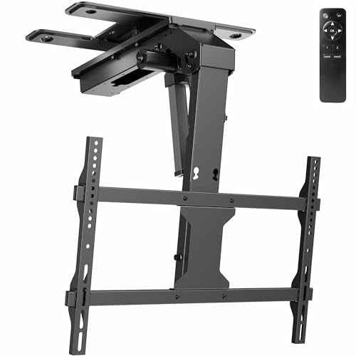 VIVO Swivel Electric Ceiling TV Mount, 37 to 70 in Screens, MOUNT-E-FD75C-S - color: Black, size: 37-70" TVs