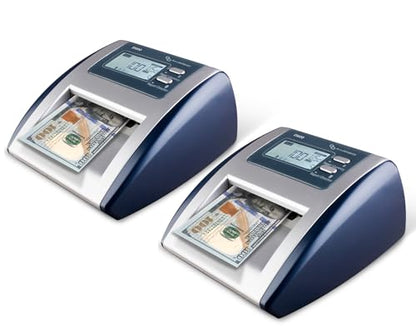 AccuBANKER D500 Automatic Counterfeit and Value Detector, 2 Pack