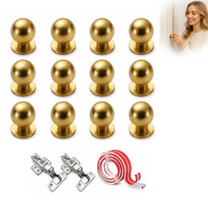 Kitchen Cabinet Hardware - Cabinet Door Knobs - Concealed Hinges - Bumpers