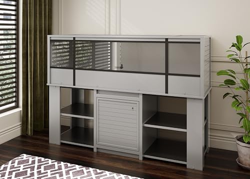 New Age Pet® ECOFLEX® 72" Mojave Reptile Enclosure, Jumbo, Grey - color: Grey, size: Jumbo