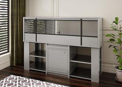 New Age Pet® ECOFLEX® 72" Mojave Reptile Enclosure, Jumbo, Grey - color: Grey, size: Jumbo