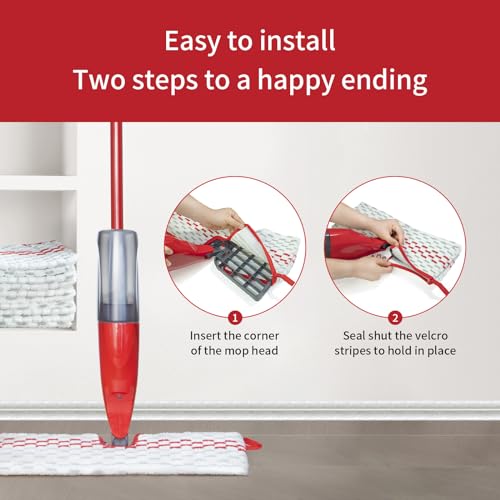 10 Pack Microfiber Spray Mop Pads Compatible with ProMist MAX Replace Head